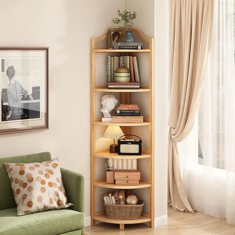 Corner Cabinet Triangle Corner Cabinet Indoor Shelf Shelf Living Room Floor Locker Modern Simple Storage Rack