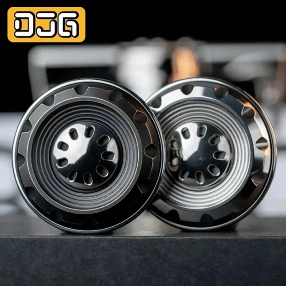 DJG EDC Core Ring Fidget Spinner Haptic Coin Stainless Steel Stress Relief Toy Fidget Toys For Adults Anxiety Toys
