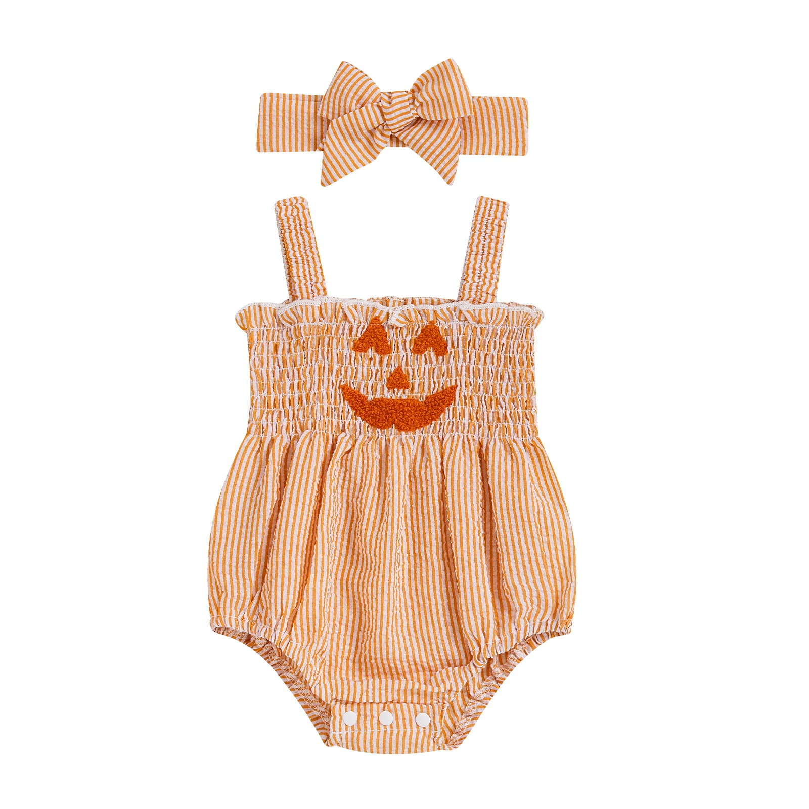 

Toddler Boy Halloween Costume Ghost Print Long Sleeve Hooded Romper and Pants 2 Pcs Set with Hat and Scarf for Kids