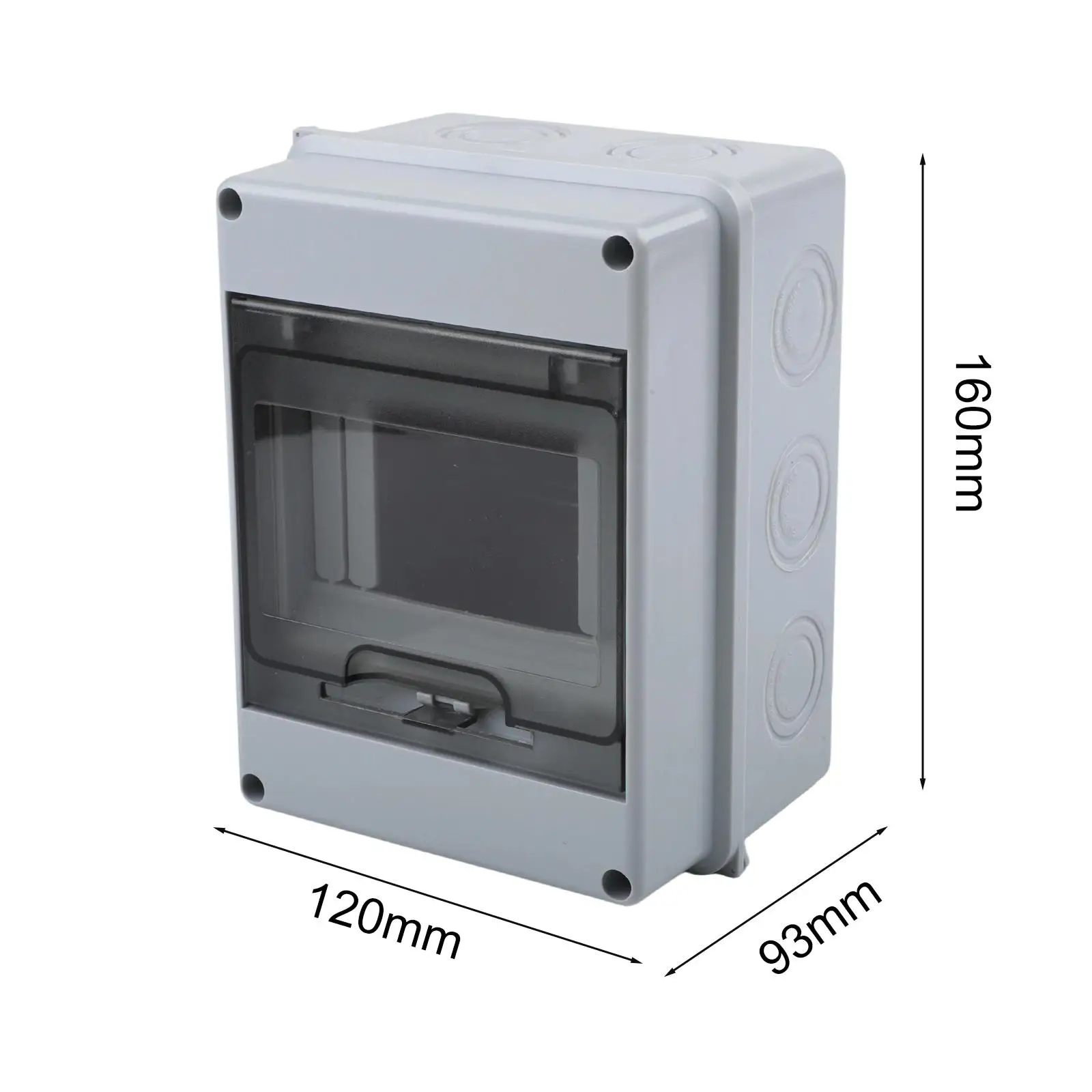 High Resistance Waterproof Distribution Box for 5 Modules IP65 Rated for Reliable Protection Against Dust and Moisture