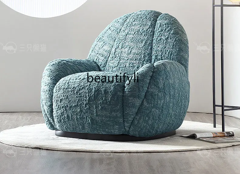 Cactus Sofa Small Flannel Single-Seat Sofa Chair Balcony Living Room New Leisure Sofa