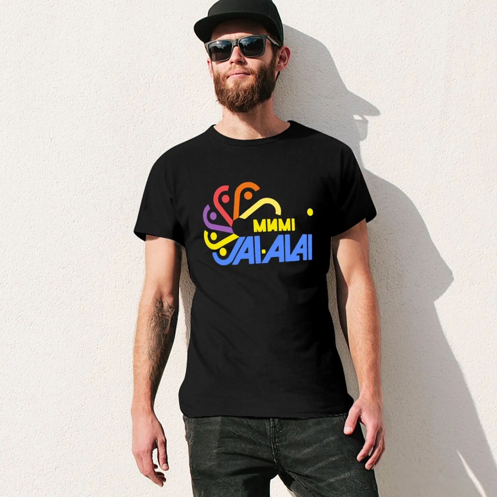 Miami Jai-Alai T-Shirt Worker Basic Short Sleeve Tee