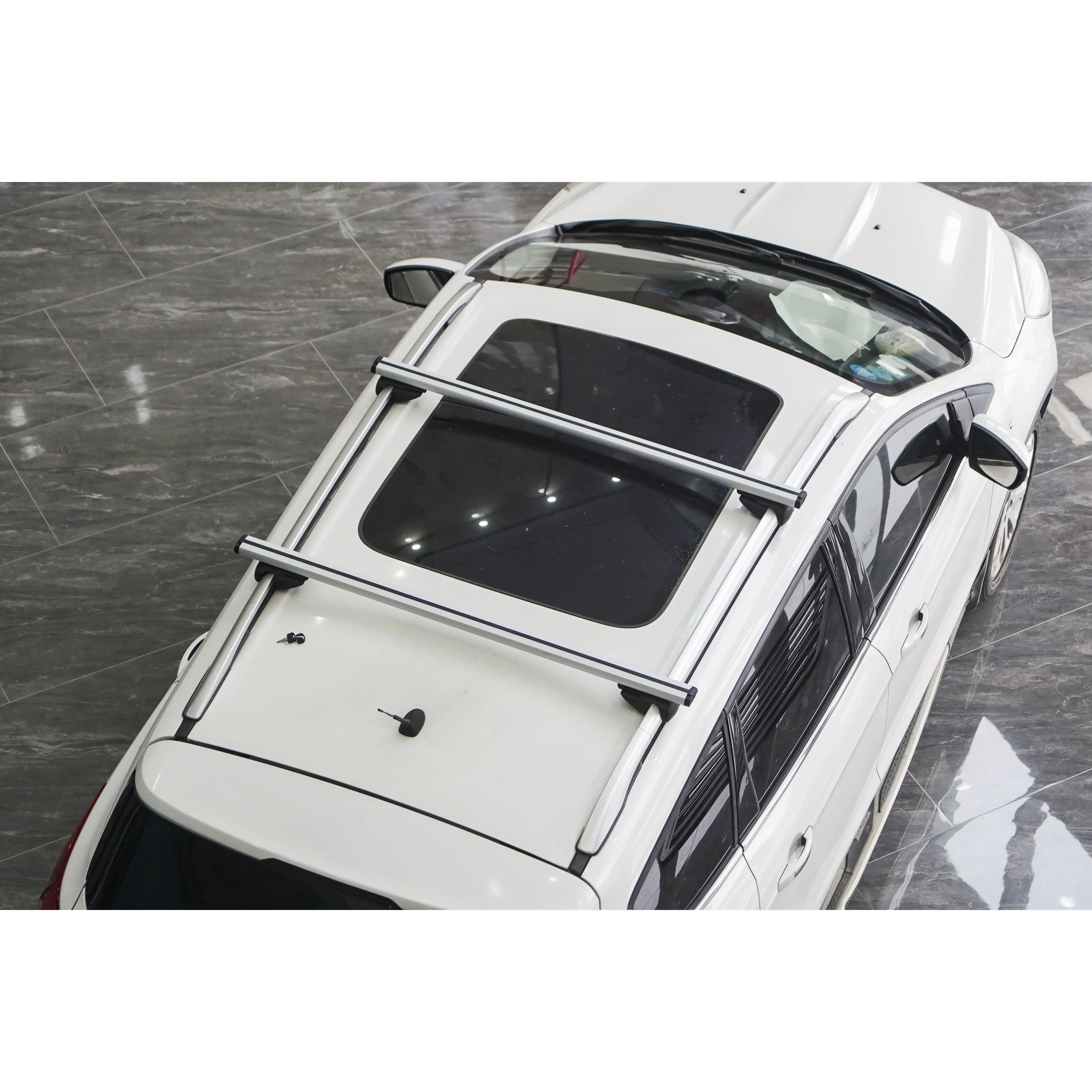 Aluminum Alloy Universal Roof Rack Cross Bars for High Raised Roof Rails 47 51