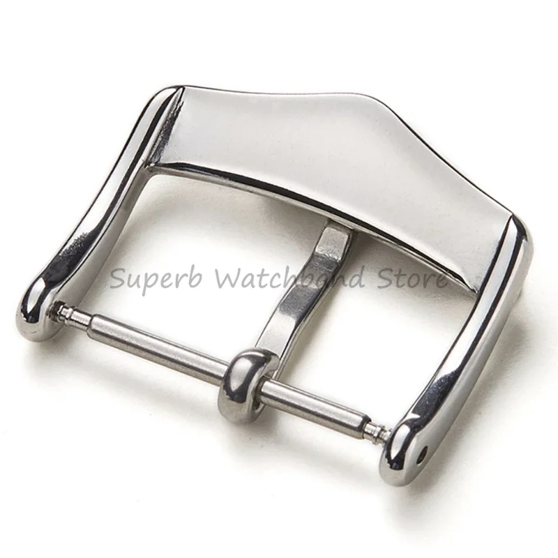 นาฬิกาสแตนเลสสตีล316 16/18/20/22มม. เข็มกลัดขัดเงากระดุมโลหะสีทองสีดำอุปกรณ์นาฬิกาอเนกประสงค์