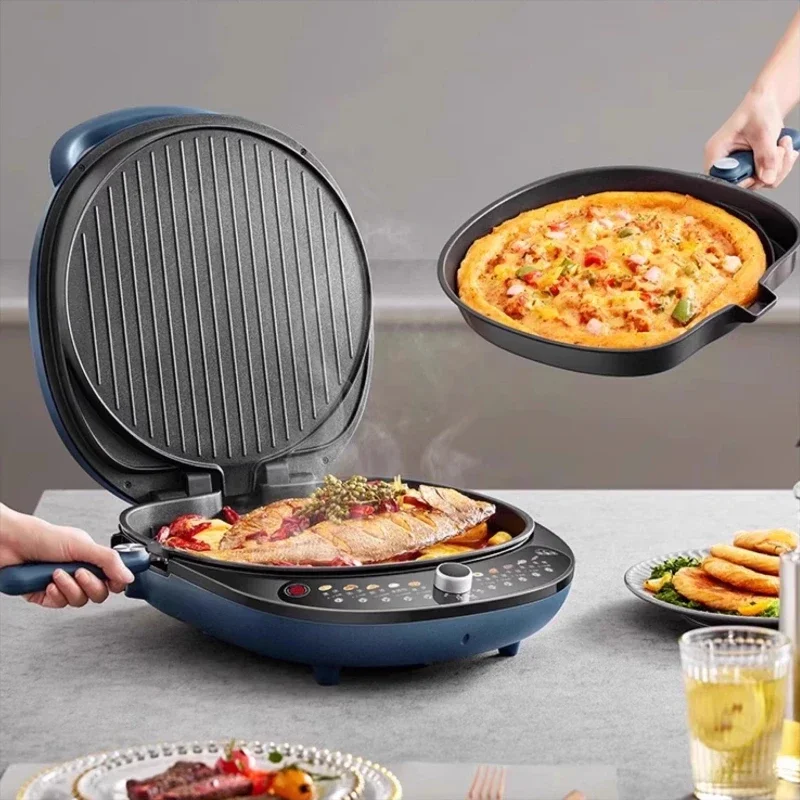 Electric Baking Pan For Household Use With Deepening And Enlarging, Double-sided Heating,Removable And Washable Baking Pancakes