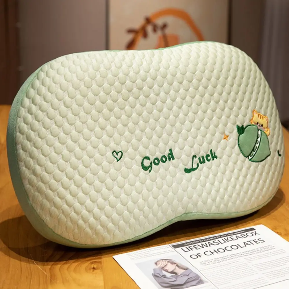 Ice Bean มืออุ่นหมอน Super Soft สัตว์น่ารัก Office Nap หมอนตุ๊กตา High Rebound หน่วยความจําหมอนตุ๊กตาของเล่นผู้ชายผู้หญิง