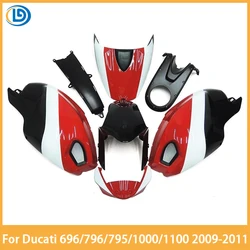 Suitable for Ducati Monster 696 796 1100 full car shell, motorcycle rear hump fairing, high quality motorcycle accessories