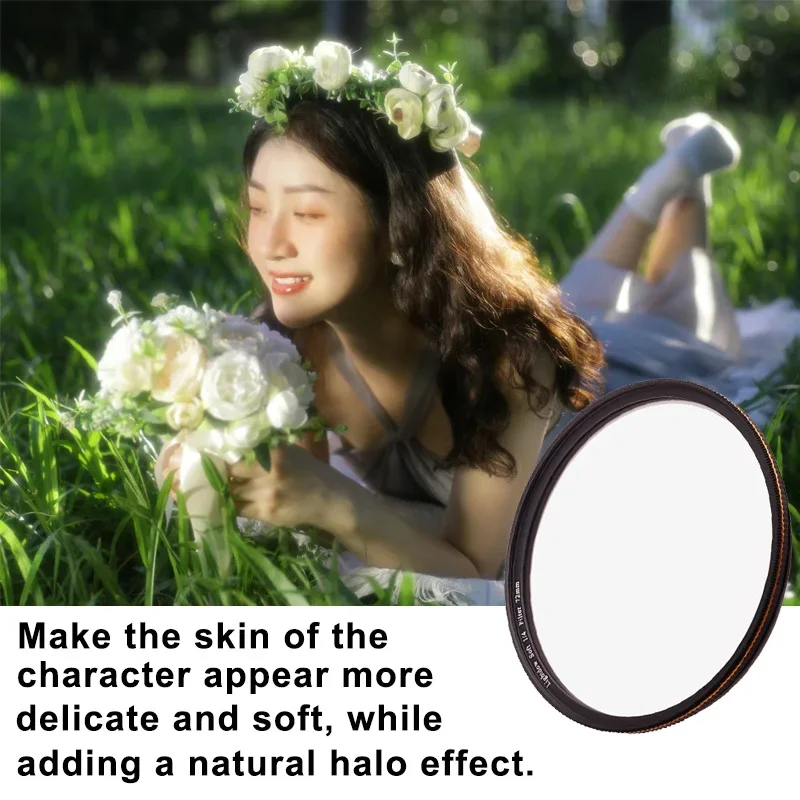 فلتر عدسات ليتدو ليتدوو ، 49 ، 52 أبيض ، 55 ، 58 ، 62 ، 67 ، 72 ، 77 ، 82 ، لكاميرا كانون ، نيكون سوني