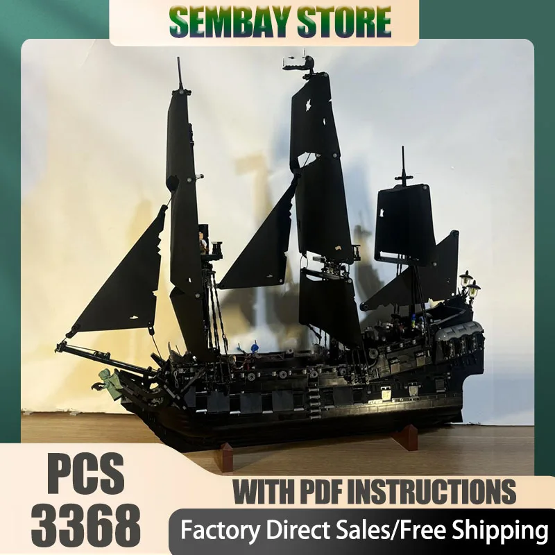 

Модель военного военного корабля Moc, строительные кирпичи, модульная модель пиратского корабля, технологические блоки, рождественские игрушки «сделай сам», строительные подарки