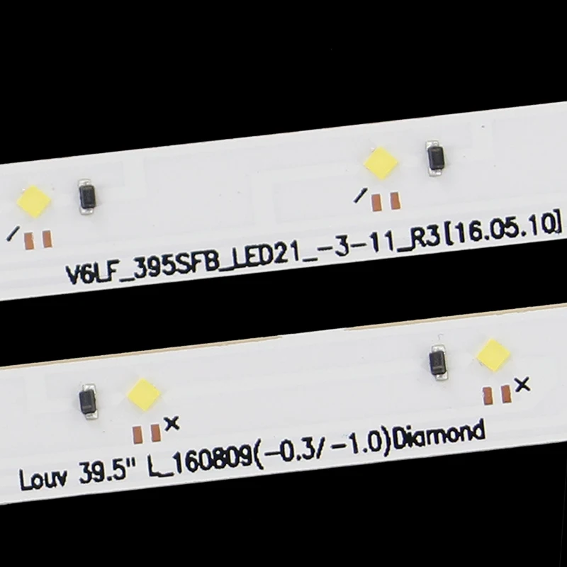 Tira de luces LED de retroiluminación para TV SAMSUNG, accesorio para televisor SAMSUNG de 40 pulgadas, modelo UE40K5100, de 39,5 L R_160829(-0,3/-0,1), Diamante v6lf _ 395sfa B_LED21_-3-11_R3