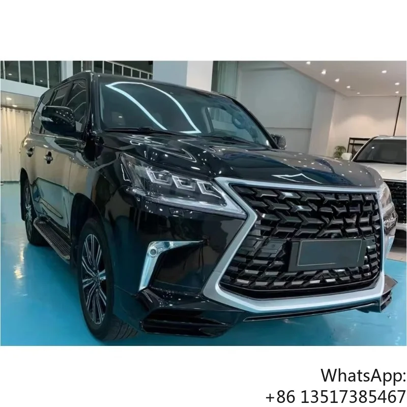 Car body kit car bumper car parts for Lexus LX570 2008-2015 to 2020 include front rear bumper grille hood headlights taillight - view 3