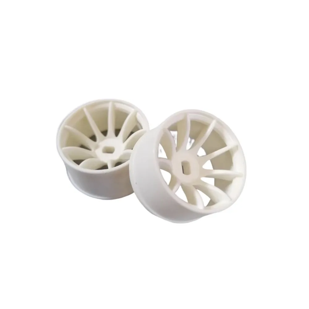 DXR 1/28 Kyosho MINIZ AWD Machine Cutted Light Weight Wheel White 2Pcs XRM003-N XRM003-W