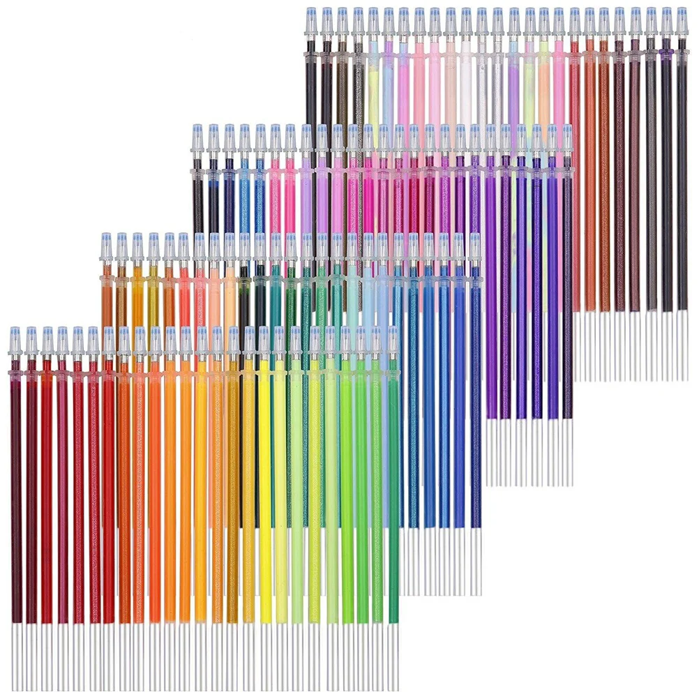 

48 Colors Flash Pen Graffiti Pens Come Gel Glitter Ink Refills for Replace Replaceable