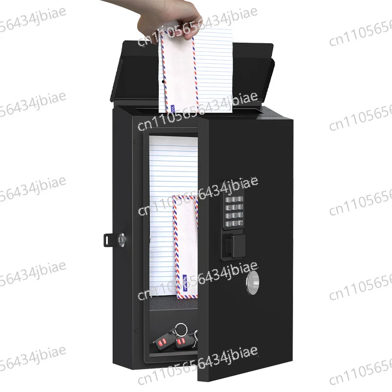 Outdoor Waterproof Modern Mailbox Wall Mounted Letter Box With Digital Smart Lock Metal Mail Post Box