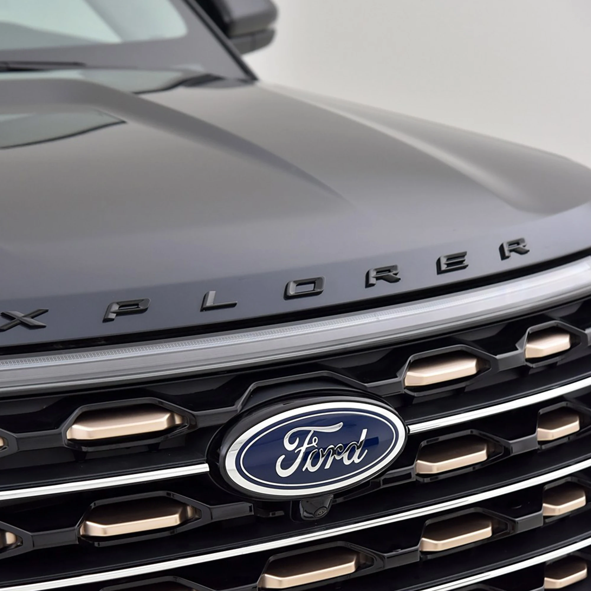 For Ford Focus 2 Mustang F150 Ranger F350 Escape Fiesta Car Styling Front Hood Emblem Rear Boot Badge Front Grille Logo Stickers
