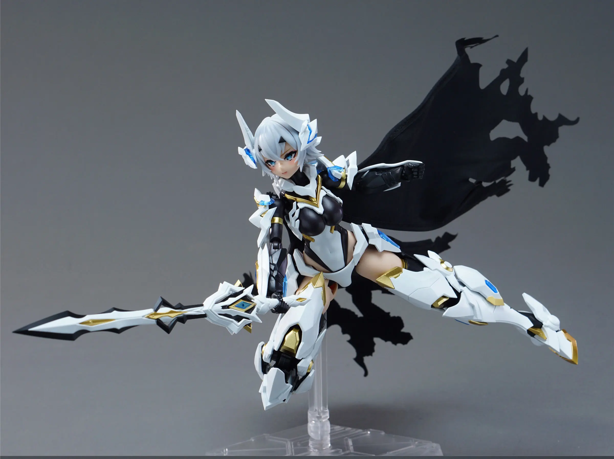 ANIMESTER GALAHAD 1/12 White Dragon Knight Mecha Musume Frame Arms Girl Robot Girl Model Kit Assembled Toy