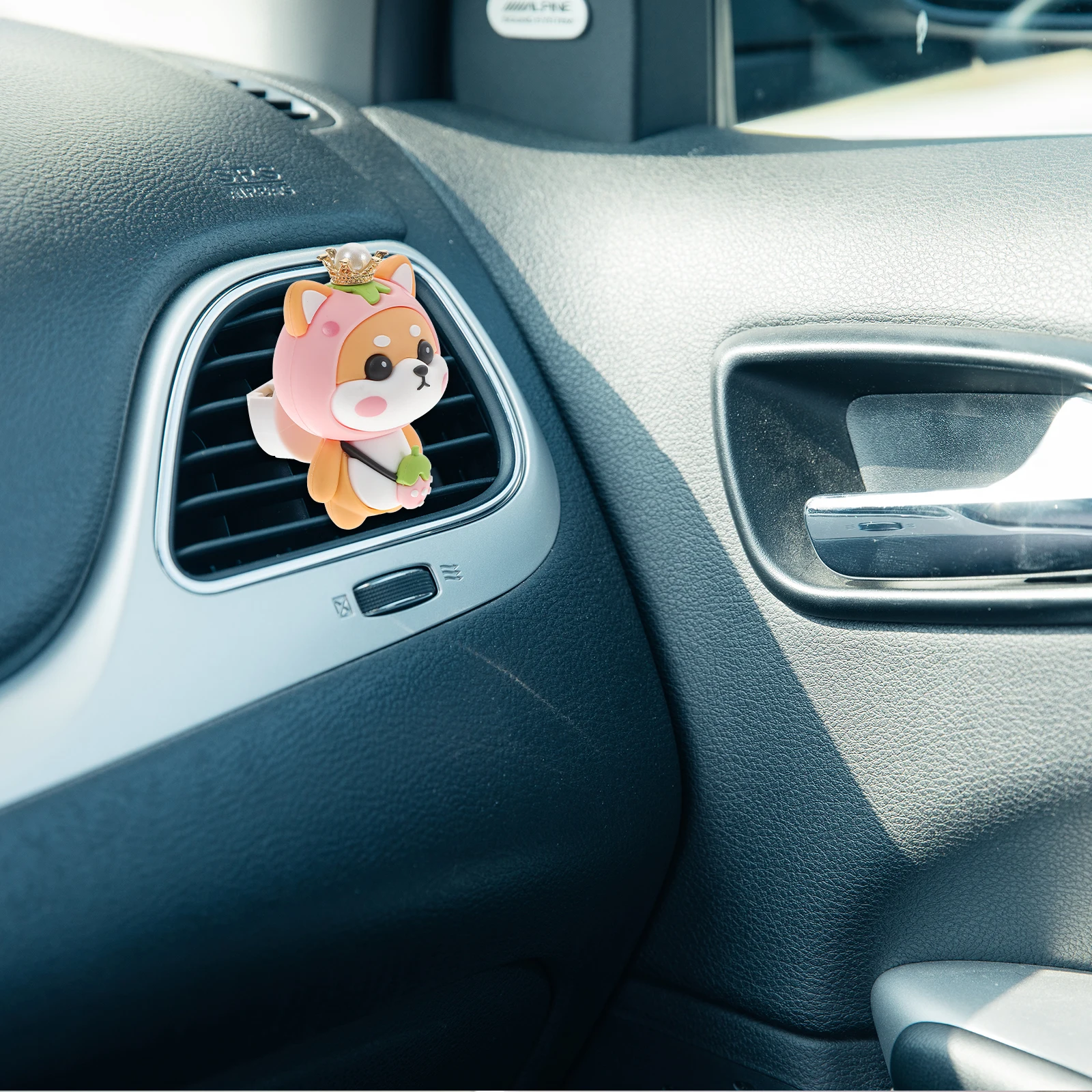 

3D Cartoon Dog Car Air Vent Clip Aromatherapy Freshener Diffuser Decoration For Auto Home Office Fragrance Relief Stress Fatigue