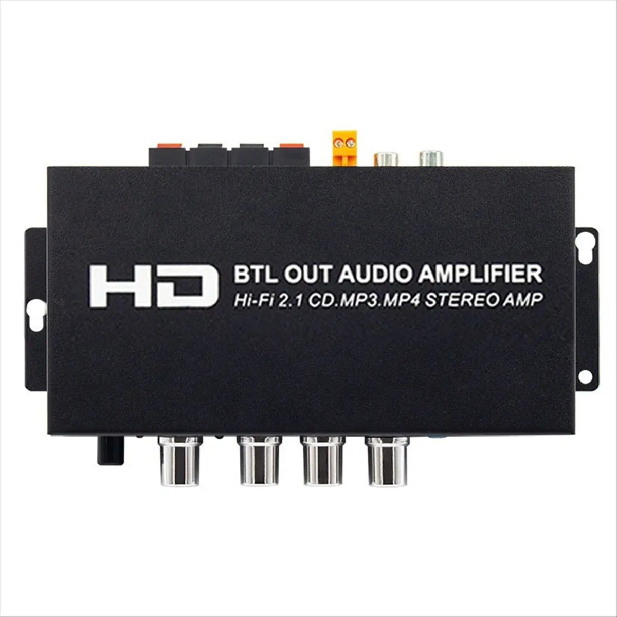 ♠Summer sale♥♦☹ HI-FI 2.1CH Audio Amplifier 160W+80W Bluetooth -Compatible/AUX /Treble Control for Home/Car/Outdoor US Plug