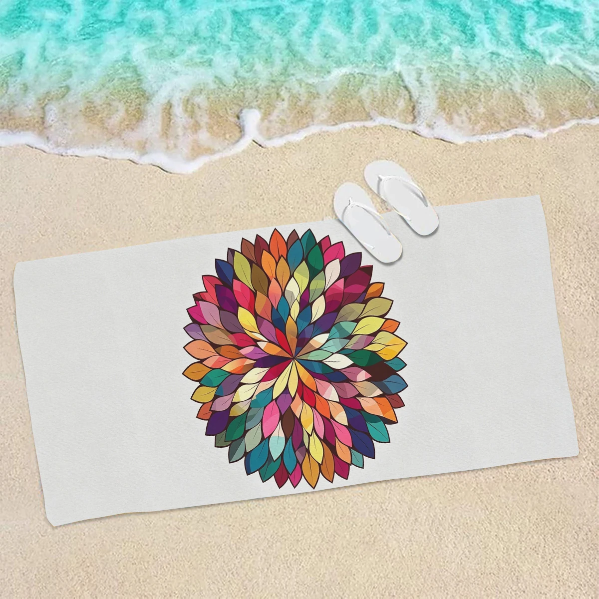 Versatile Polyester Beach Towel - Multi-functional Towel for Swimming, Fitness, Camping, Yoga, Travel & Beach Activities