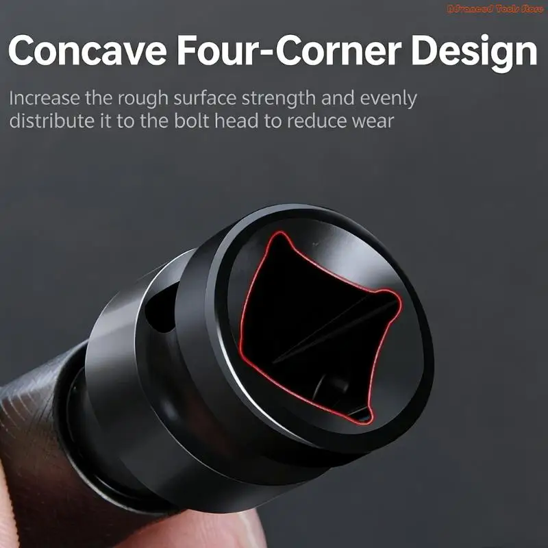 5Pcs Socket Convertor Adapter 1/2Inch Square to 1/4Inch Socket Adapter W91B