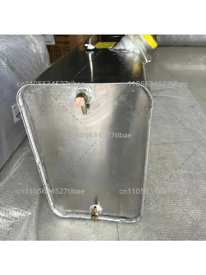 Special-Shaped Aluminum Alloy Square Fuel Tank 115L X 32W X 50H with Liquid Level Indicator for Automotive Modification