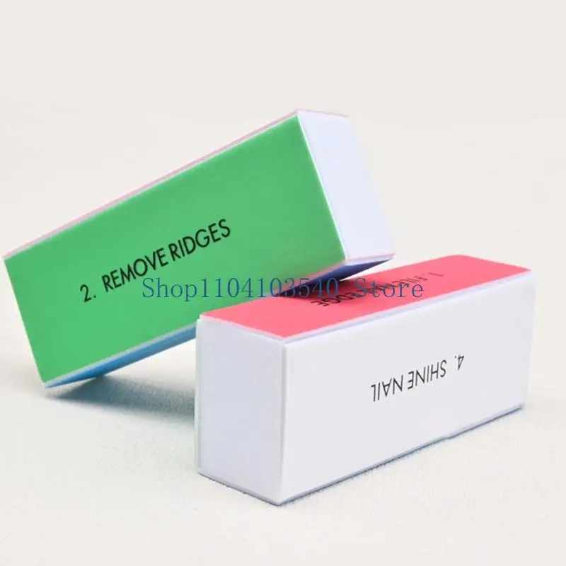 02DC Professional Unguis Polishing Block 4 Hominy Tall Density Spongiform Comfortable For Homestudio Use