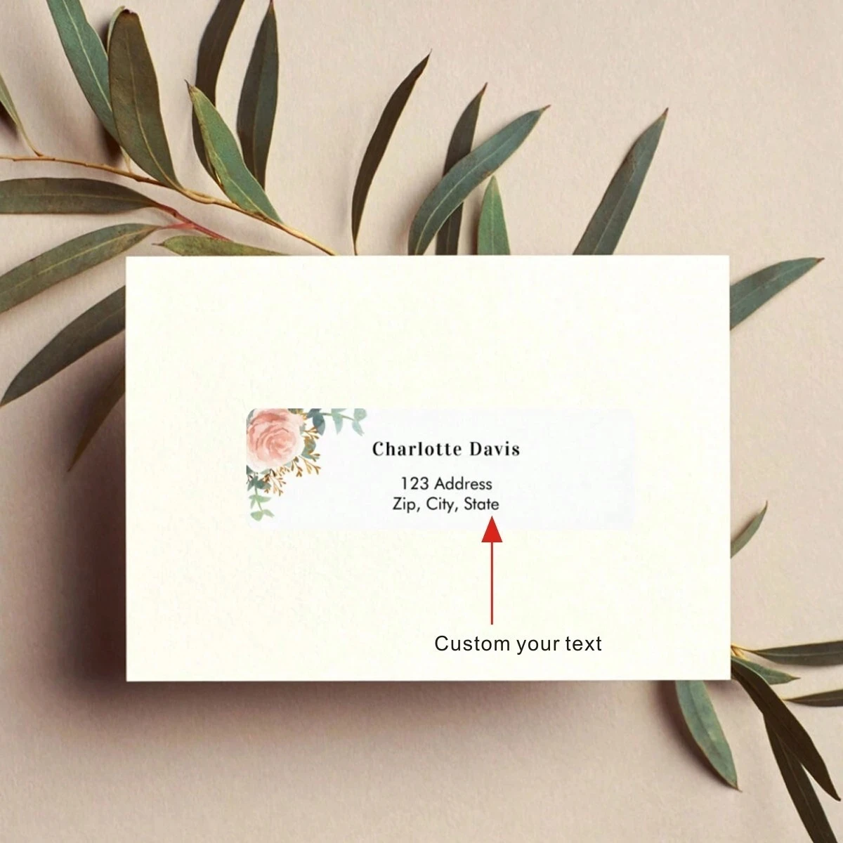 

Этикетка с индивидуальным адресом, персонализированная самоклеящаяся красочная 2,5x0,75 дюйма, для дома, офиса, бизнеса, свадьбы, Рождества, выпускного, рассылка