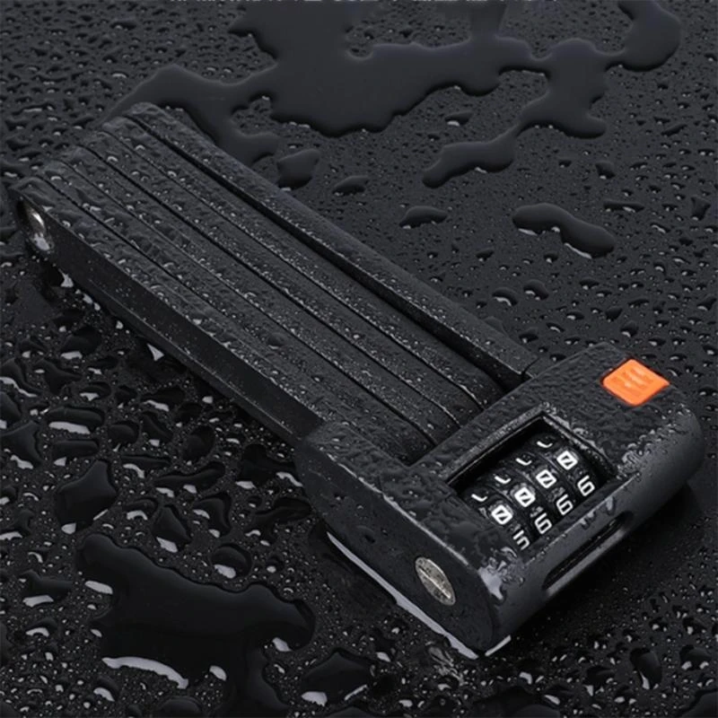 

Загрязненный на атмосферу сложенного велосипедного замка на открытом воздухе велосипедный замок с высокой безопасностью для для