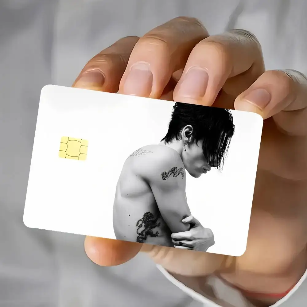 Singer YUNGBLUD Ldols Card Stickers Waterproof Film Skin Cover 4PCS Credit Card Stickers Debit Front Decoration Commuter Pass