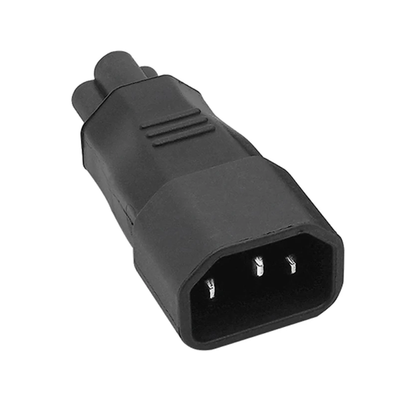 1pcs Universal Power Adapter IEC 320 C14 to C5 Adapter Converter C5 to C14 AC Power Plug Socket 3 Pin IEC320 C14 Connector
