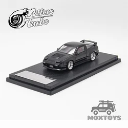 Micro Turbo 1:64 180SX TPYE X Metallic black Diecast Model Car