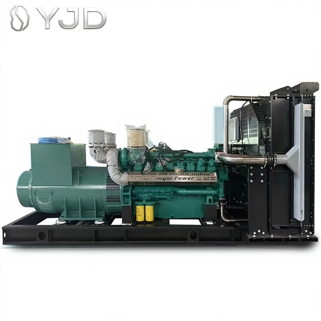 HM 1200kW Three-Phase 380V 1500kVA Super Silent Diesel Generator Fully Automatic Controller Water Cooling 50/60Hz ATS Mobile