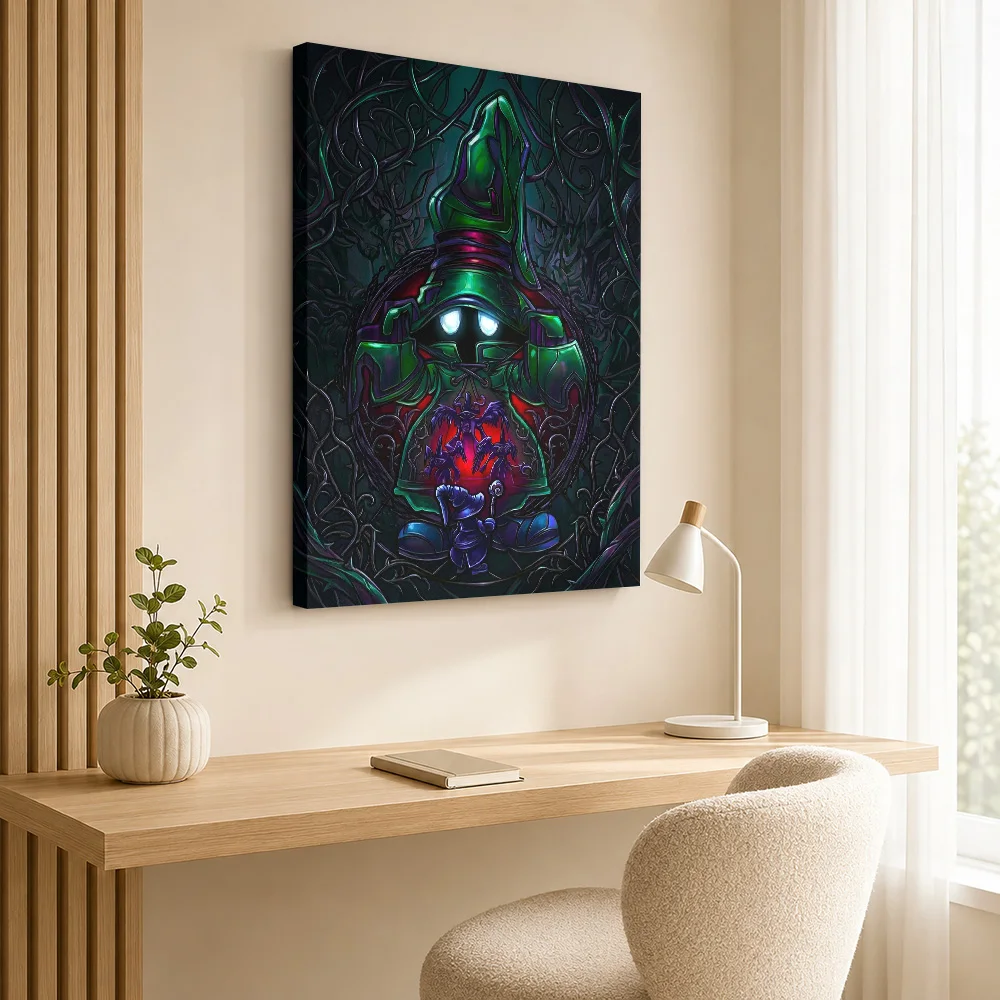 Vivi Ornitier surrounded by thorns Framed Canvas Print Poster Custom Photo Modern Aesthetic Wall Paintings Decoration for Office
