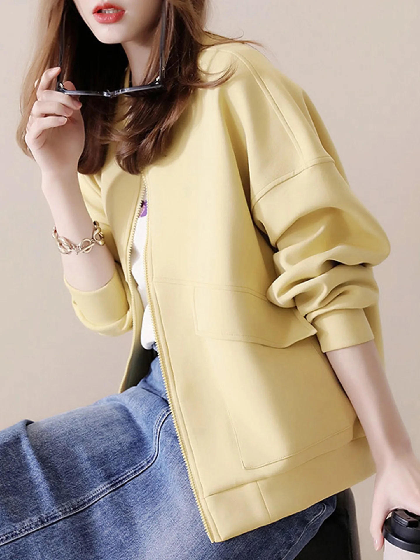 

Женский длинный кардиган Ele Long Sve: комфортный, свободный крой, высококачественный европейский дизайн, новая осенняя коллекция, шерстяное пальто