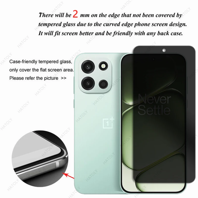 

Anti-spy Glass For OnePlus Nord 6 5G Glass Anti Glare Glass For OnePlus Turbo 6 Privacy Screen Protector Camera Lens Protector