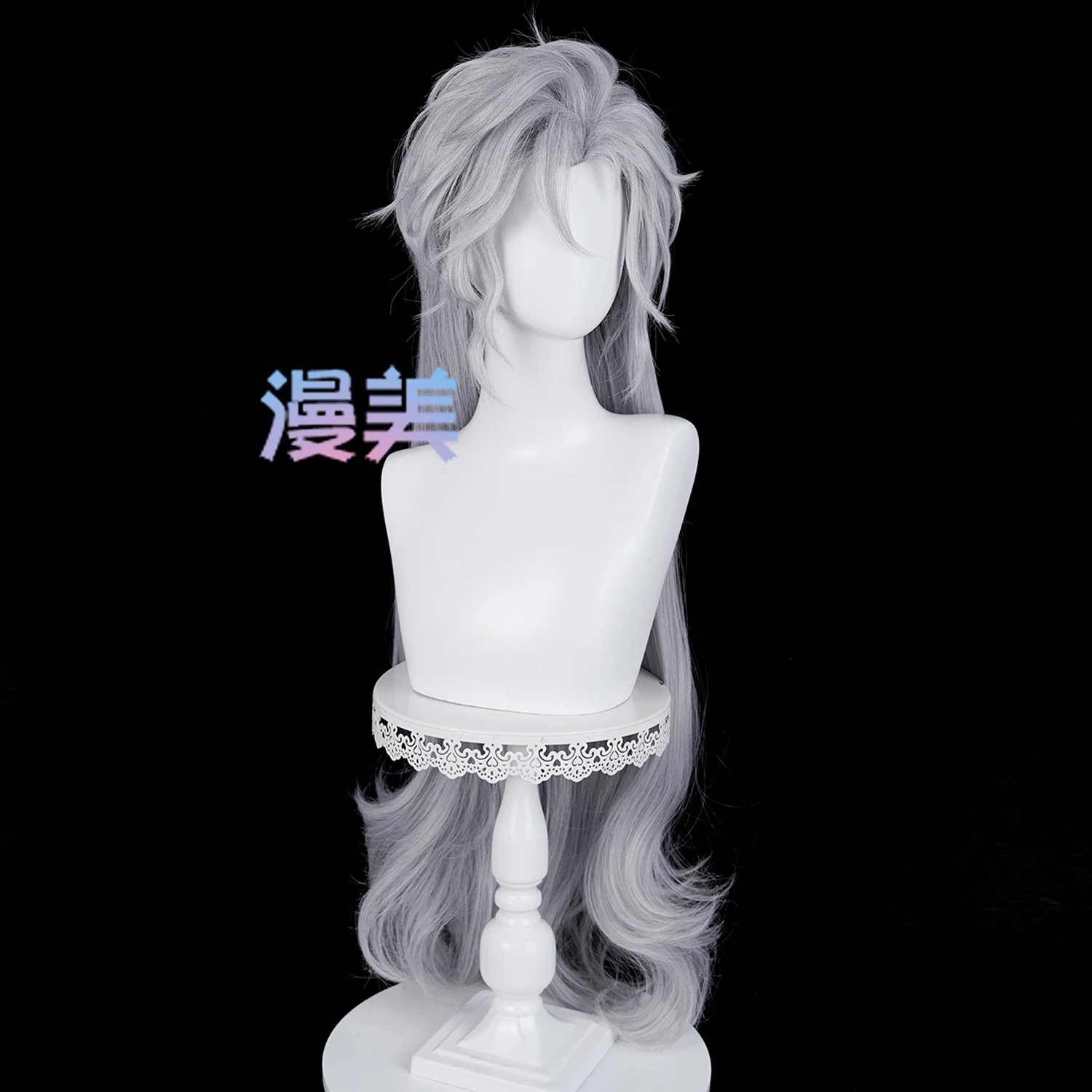 Game Love and Deepspace Sylus Cosplay Wig Sylus Long White Cosplay Hair For Comicon Party Adult Women Men