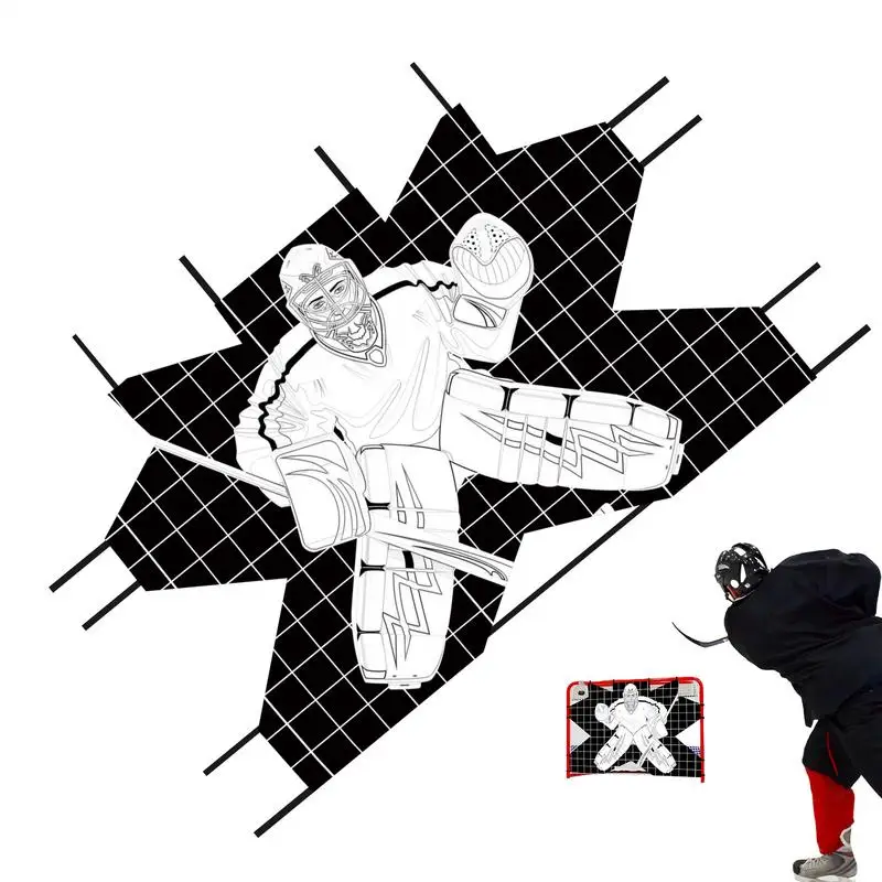 

Хоккейная сетка, точность тренировки и практики, репетитор, хоккейное тренировочное оборудование, помогает улучшить точность выстрела для детей-подростков