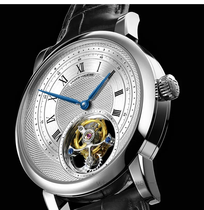 Genuine Original Men's Watch Men's Mechanical Watch Hollow Tourbillon Waterproof Casual Men's Watch