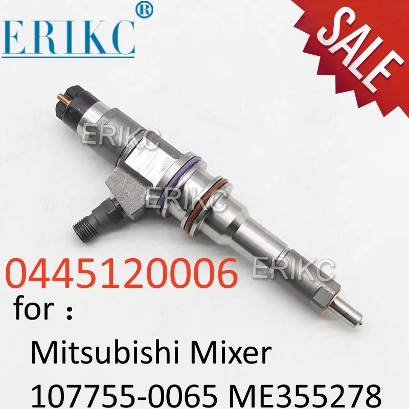 0445120006 Fuel Nozzle Injection Parts 0 445 120 006 Diesel Injector Assy 0445 120 006 for Mitsubishi Mixer 107755-0065 ME355278