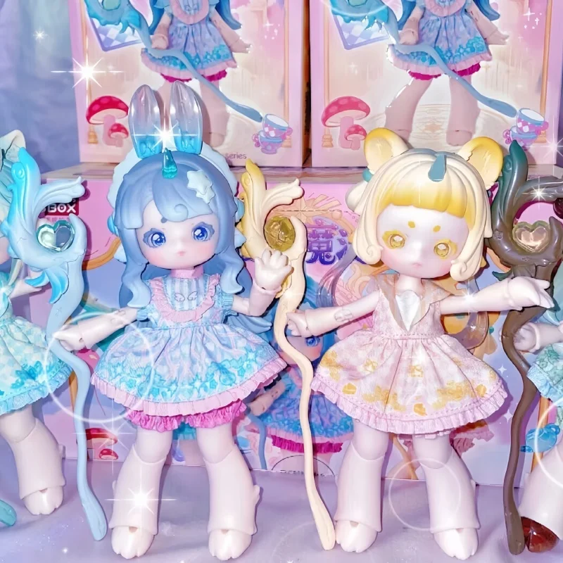 

New Penny'S Box Antu Cute Beast Magic Series Blind Box 1/6 Bjd Ball Jointed Doll Beast Body Anime Movable Figure Trendy Xmas Toy