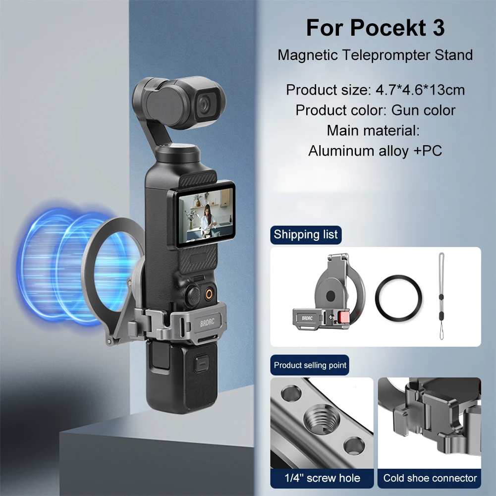 Soporte para teléfono, marco adaptador de expansión, soporte de expansión para cámara para DJI Osmo Pocket 3, accesorios para cámara