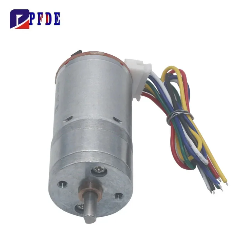 DC 6V 12V 24V DIY Getriebemotor mit Encoder Kit Micro Speed Reduction Motor Mini Motor für Kunst Auto Roboter Modell DIY Motor Spielzeug