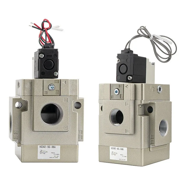 2/3-Way Pneumatic Solenoid Valve,VG342-4G-04 Vacuum & Low-Pressure Pilot-Operated Seat Valve Control