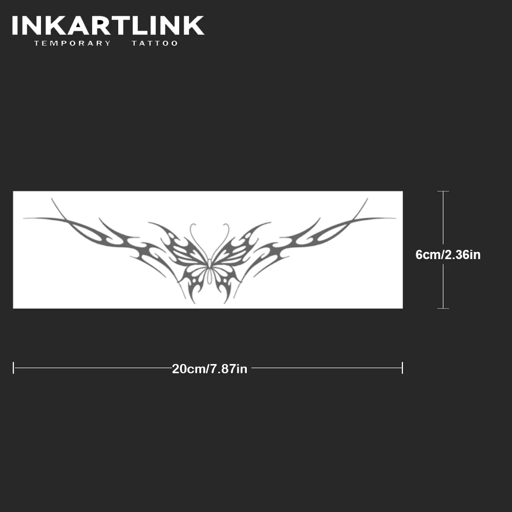 وشم مؤقت بأجنحة الفراشة، آخر حتى 15 يومًا، ملصق سحري شبه دائم مقاوم للماء بتقنية جديدة، للحفلات النسائية.