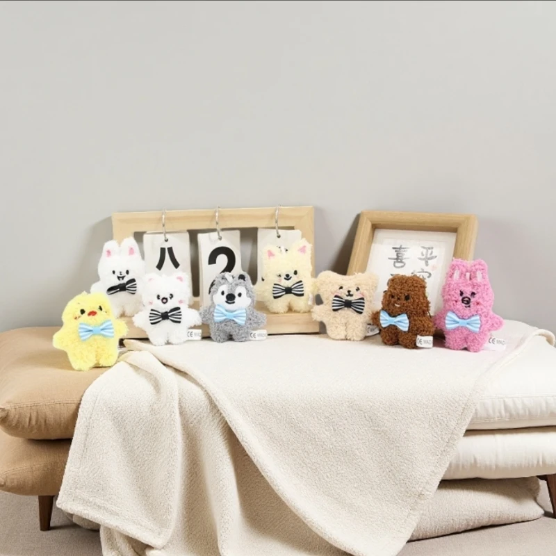 SKZOO Speelgoed Pluche Cartoon Sleutelhanger Verdwaalde Kinderen FM Week Pluche Pop Hanger Mini Rugzak Accessoires Kindercadeau