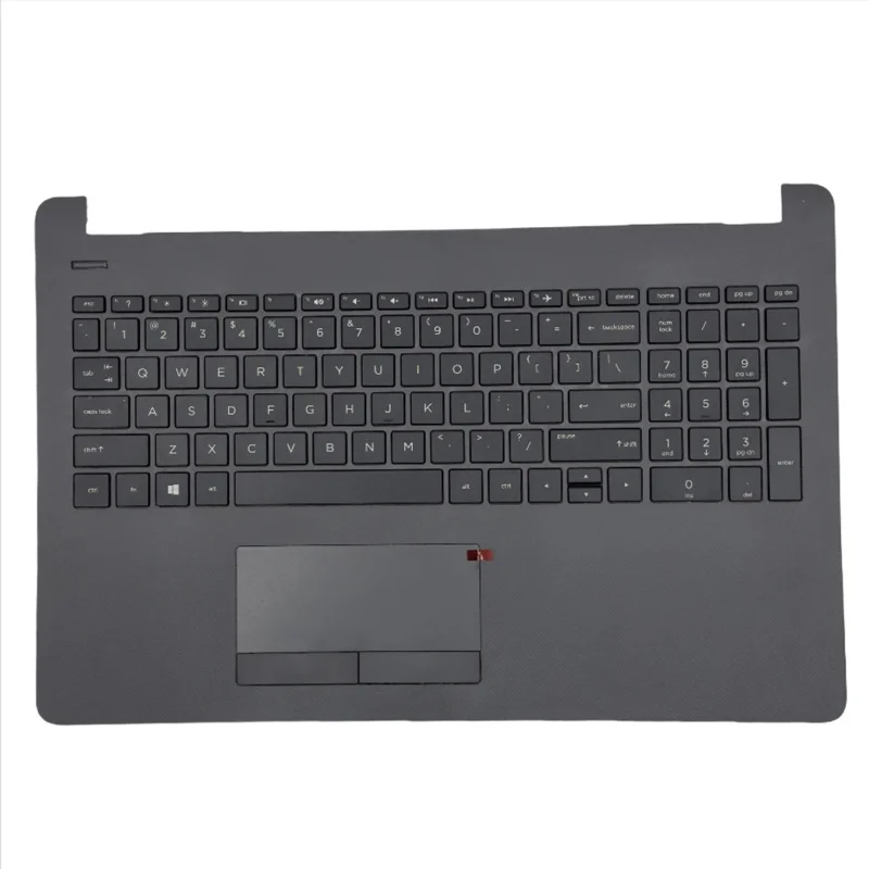 H  For HP 15-BS 15-BW 250 G6 255 G6 Gray Palmrest Case Keyboard Touchpad 929906-001