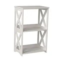 3 Tier Side Table Storage Rack Simple Furniture Modern End Table Sofa Table Coffee Table for Indoor Bedside Bedroom Bed Outdoor