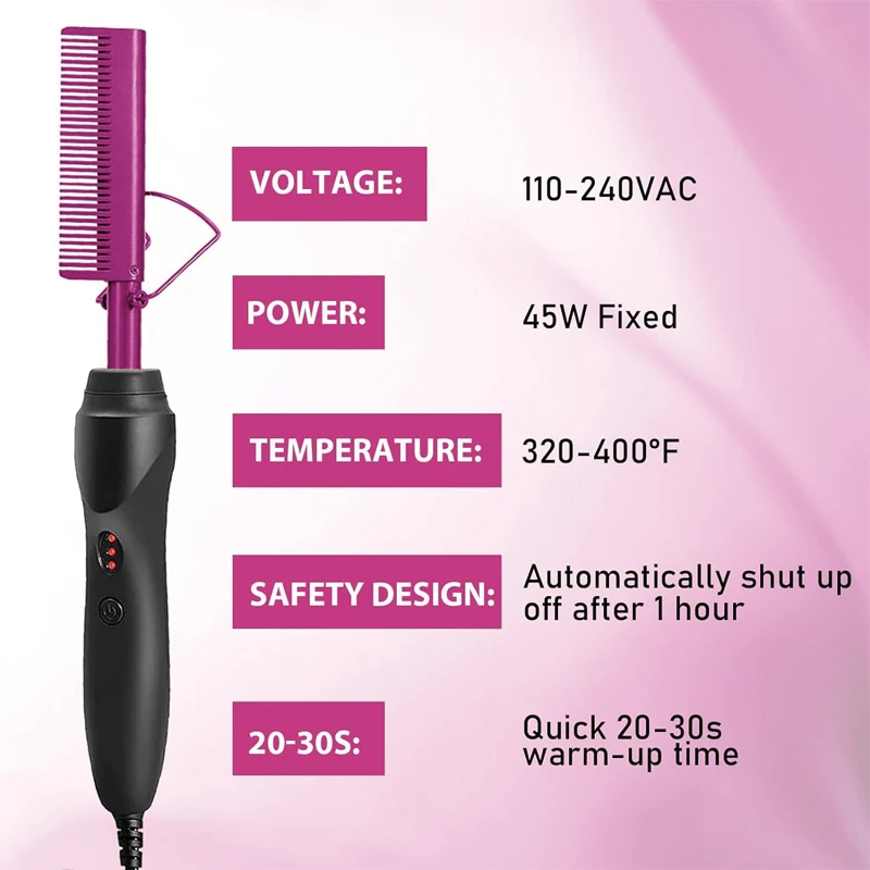 Electric Hot Comb Styler 2