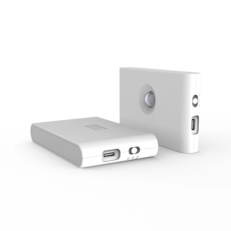 ABAE-โคมไฟบันไดแบบชาร์จไฟได้พร้อม Motion Sensor,Warm White Night Light,วางในทางเดิน,ห้องครัว,ตู้เสื้อผ้า,ห้องนอน,