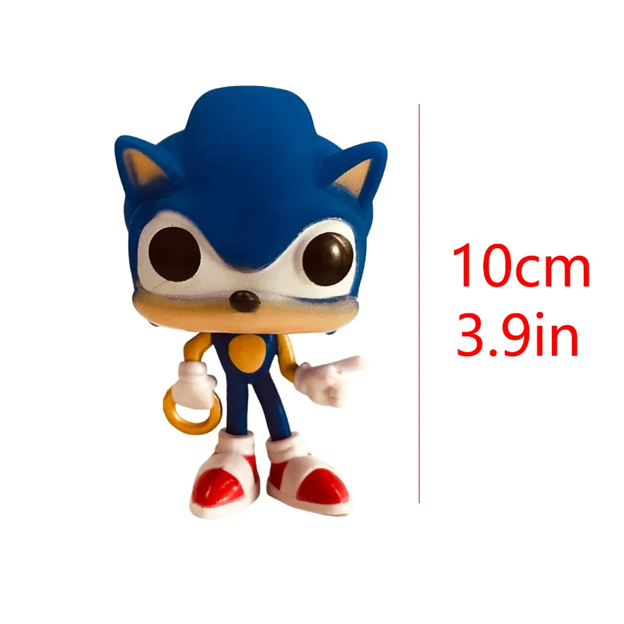 Sonic Cartoon Models with Good Looks and Creative Knuckles Miles Prower Shadow Children's Decorative PVC Hand-made Ornaments